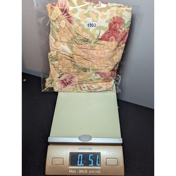 Soft Surroundings Blouse Women’s S Peach Rust Green Floral Tunic Cottage Fairy - Picture 14 of 14